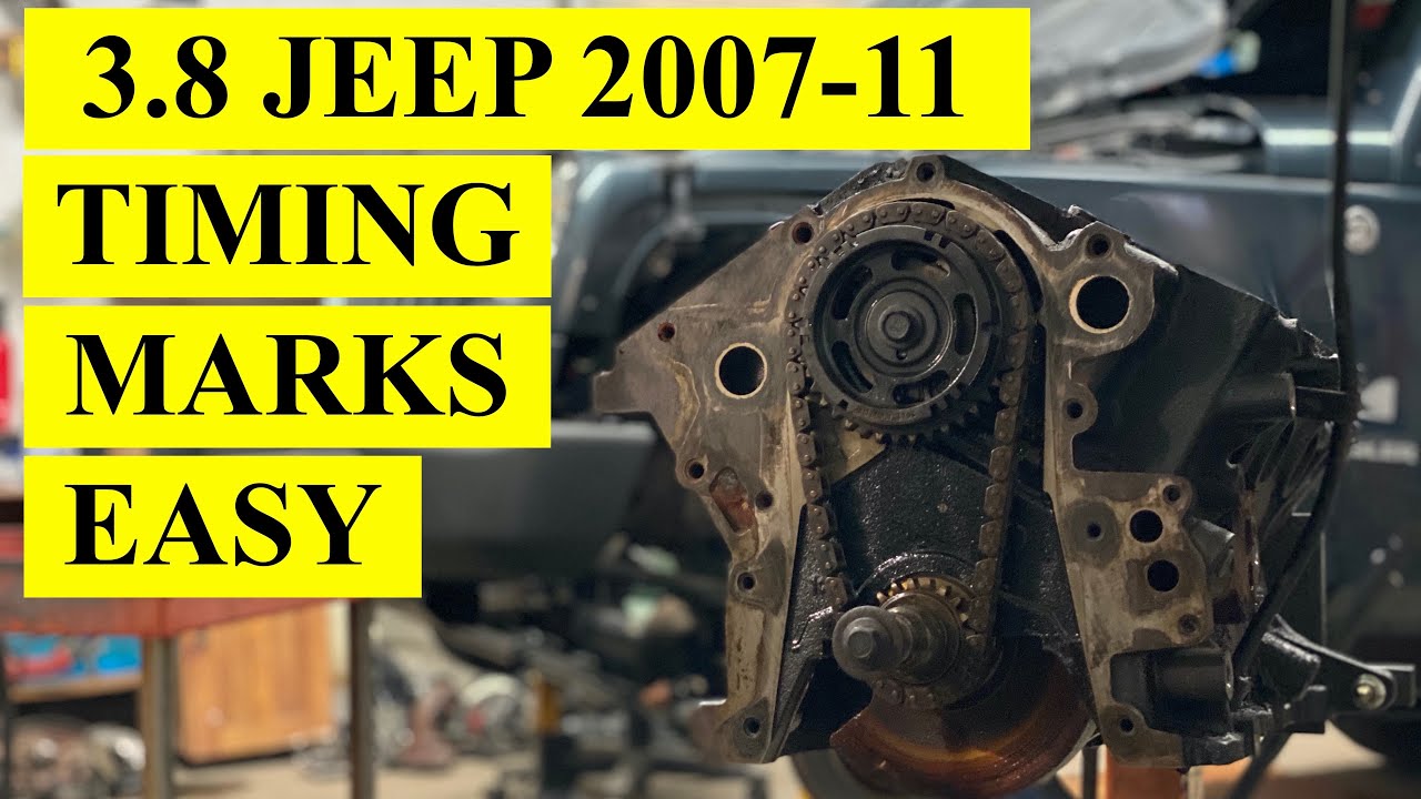 Valve Timing Marks on 2007-2011 3.8 liter Chrysler Dodge Jeep Engine
