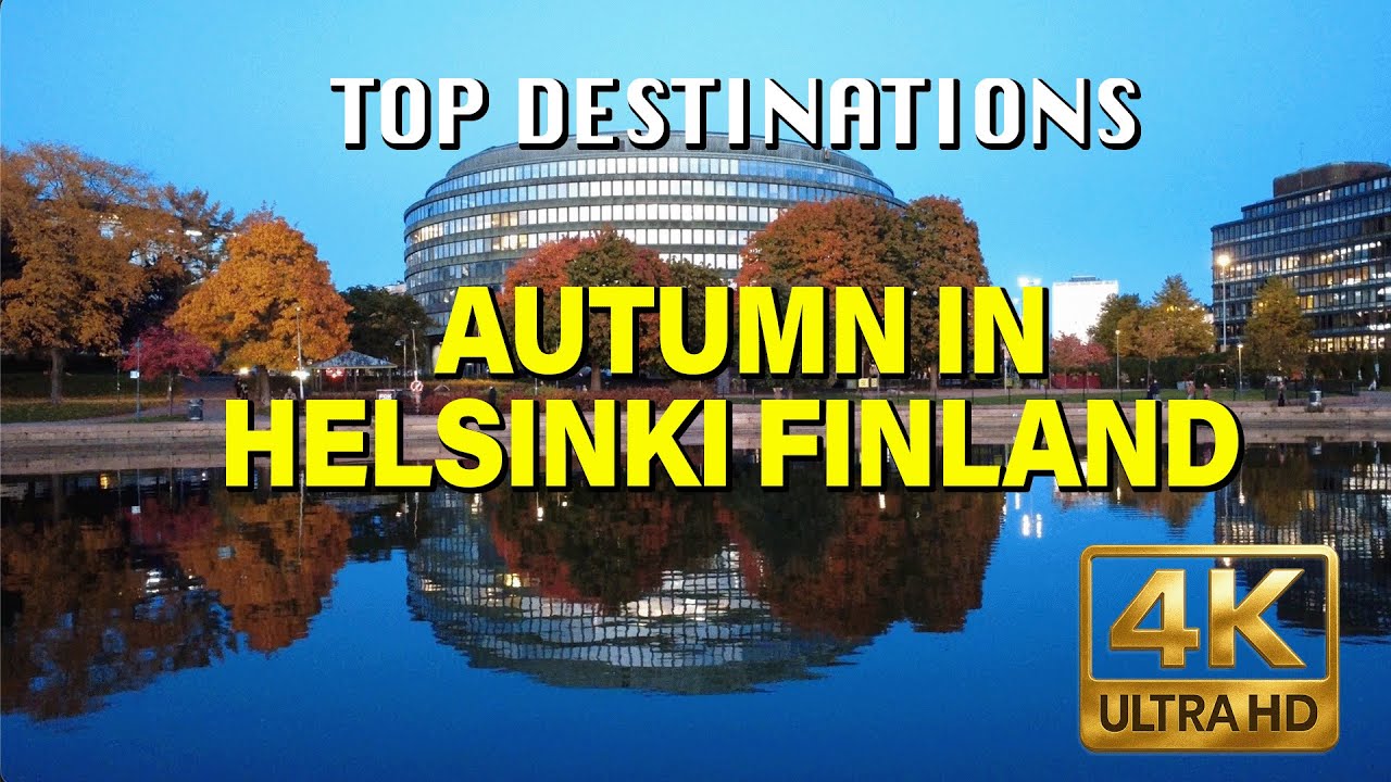 4K Ultra HD | Helsinki – Autumn Colors & City Views from Above