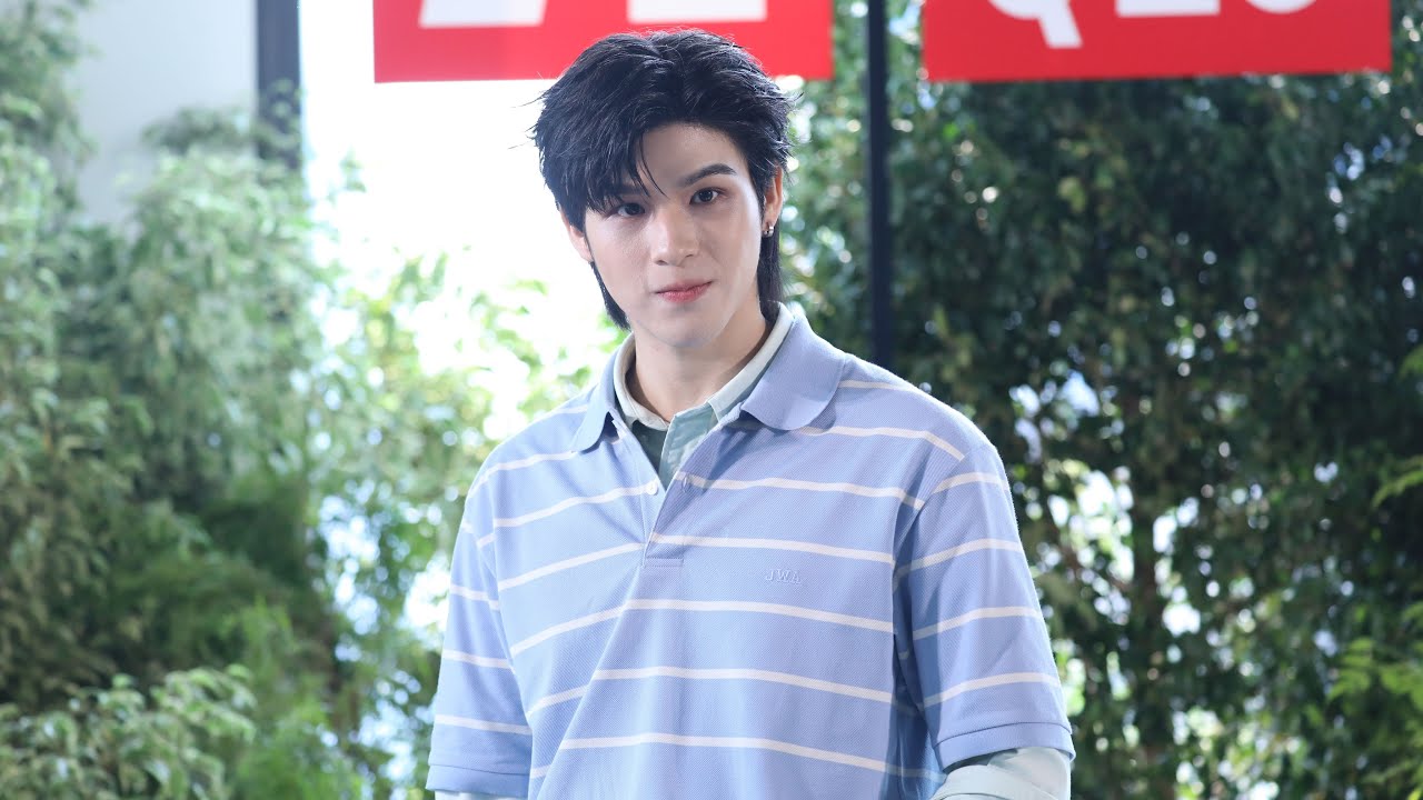 “สกาย วงศ์รวี” ในงานเปิดตัวคอลเลคชัน BABYMONSTER UT คอลเลคชันเสื้อยืด(UNIQLO T-shirt)