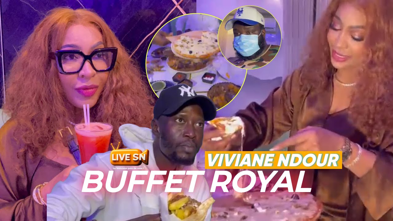 BUFFET ROYAL DE VIVIANE NDOUR AVEC SON ORCHESTRE CHEZ BOUCHER #livesn #vivianendour #senegal 