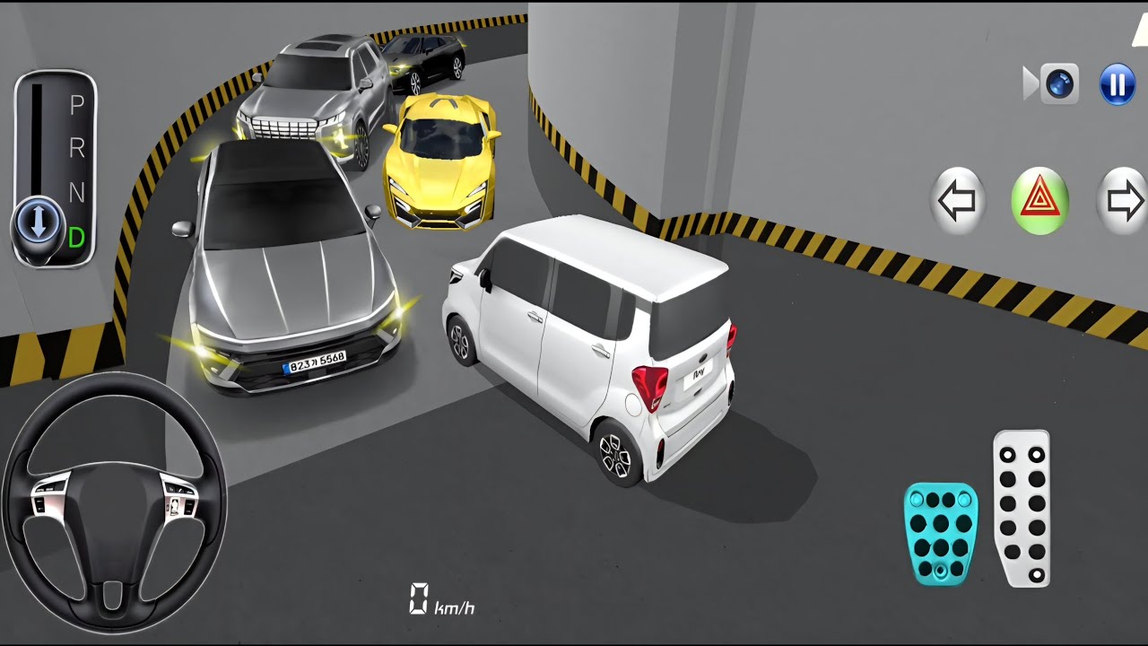 New Kia Ray car Stuck in Parking Garage - 3D Driving Class - Car Game - 3D Driving Class 2026