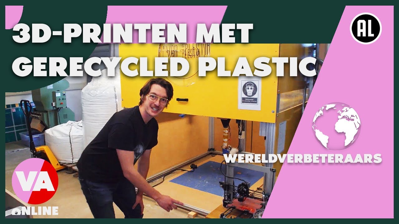 Sam & Nout bouwden 3D-printer die gerecycled plastic gebruikt | Wereldverbeteraars #2 | De Vooravond