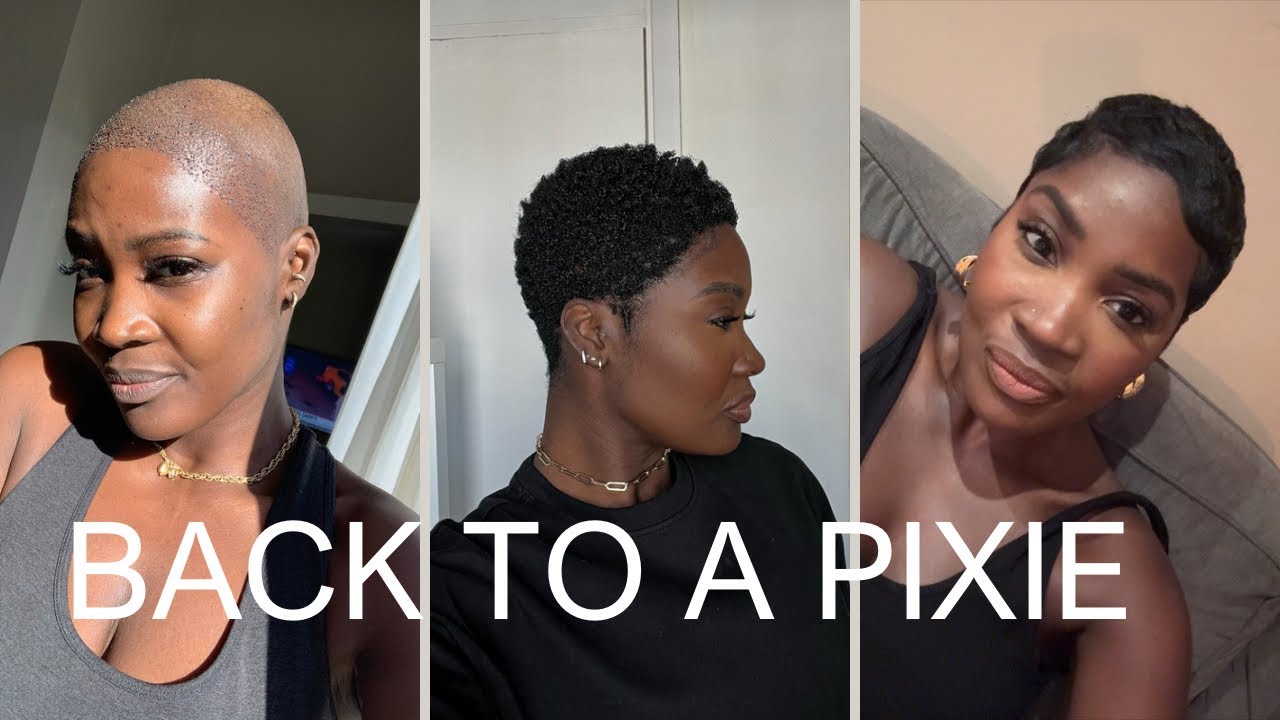 Cutting My Hair Back To  A Pixie
