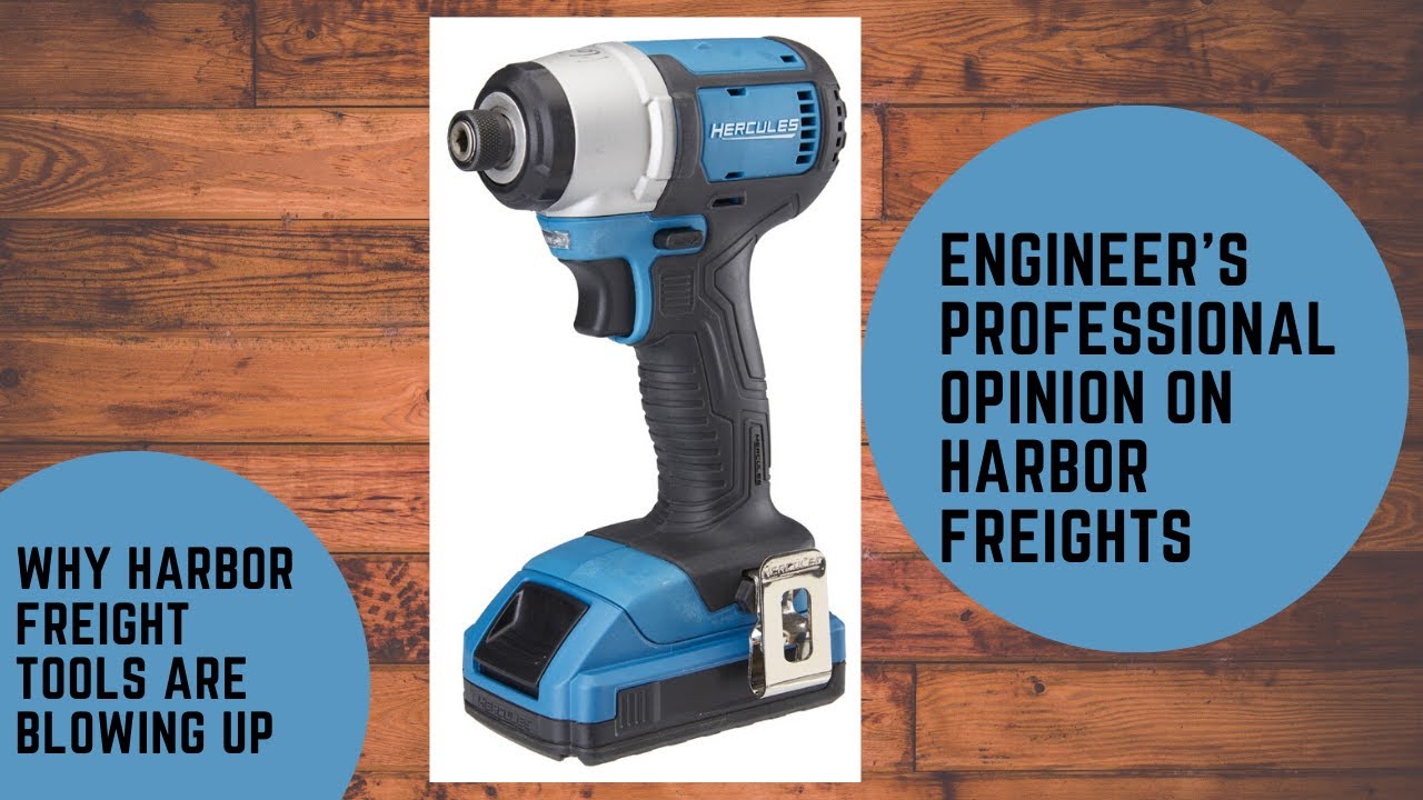 Ударный шуруповерт Harbor Freight Hercules 20V: потрясающая цена или нет? Инженер объясняет, поче...