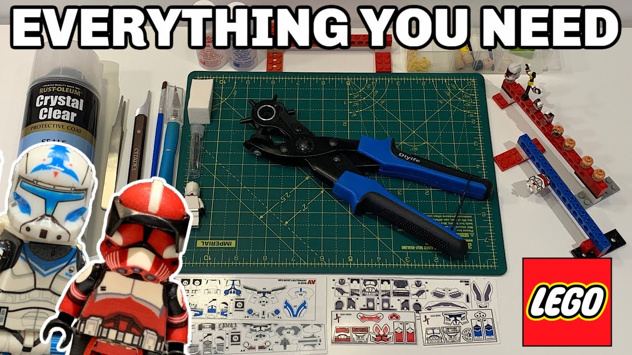 What do you need to Start DECALING? Every tool you need to decal lego Clones!