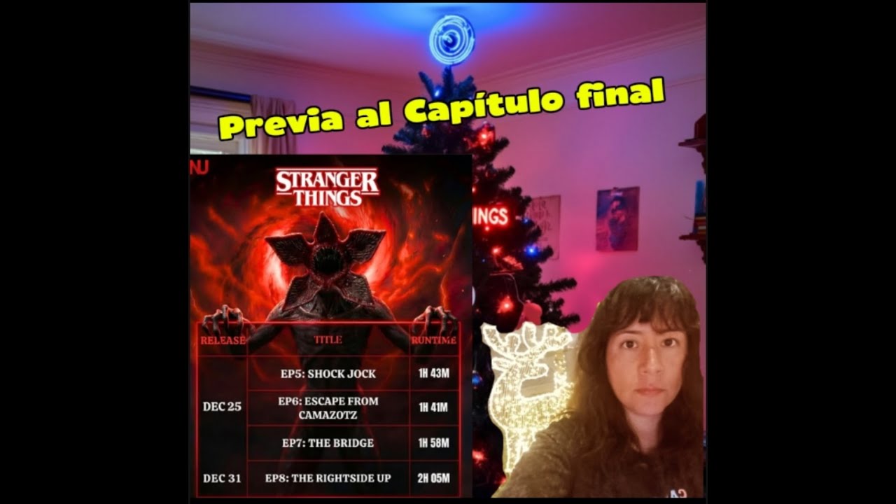 LIVE FIN DE AÑO PRE ESTRENO STRANGER THINGS CAP. FINAL