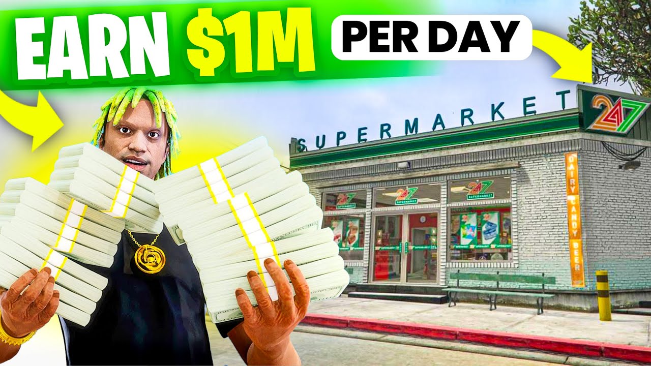 Earn $1 Million Per Day With 24/7 Store? | Grand RP 24 7 Store Explained