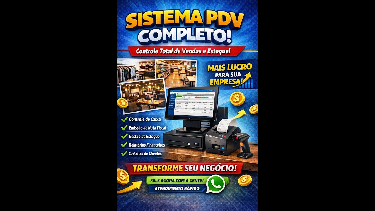💻 PDV System com Programa de Fidelidade – A solução inteligente para o seu comércio