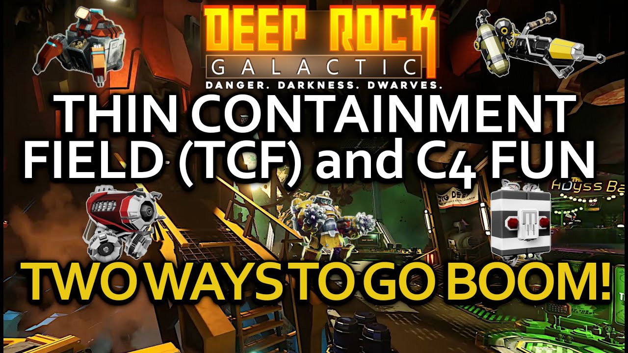 Thin Containment for Mining & Combat with C4 Fun | Power Builds #3 | Driller | Deep Rock Galactic