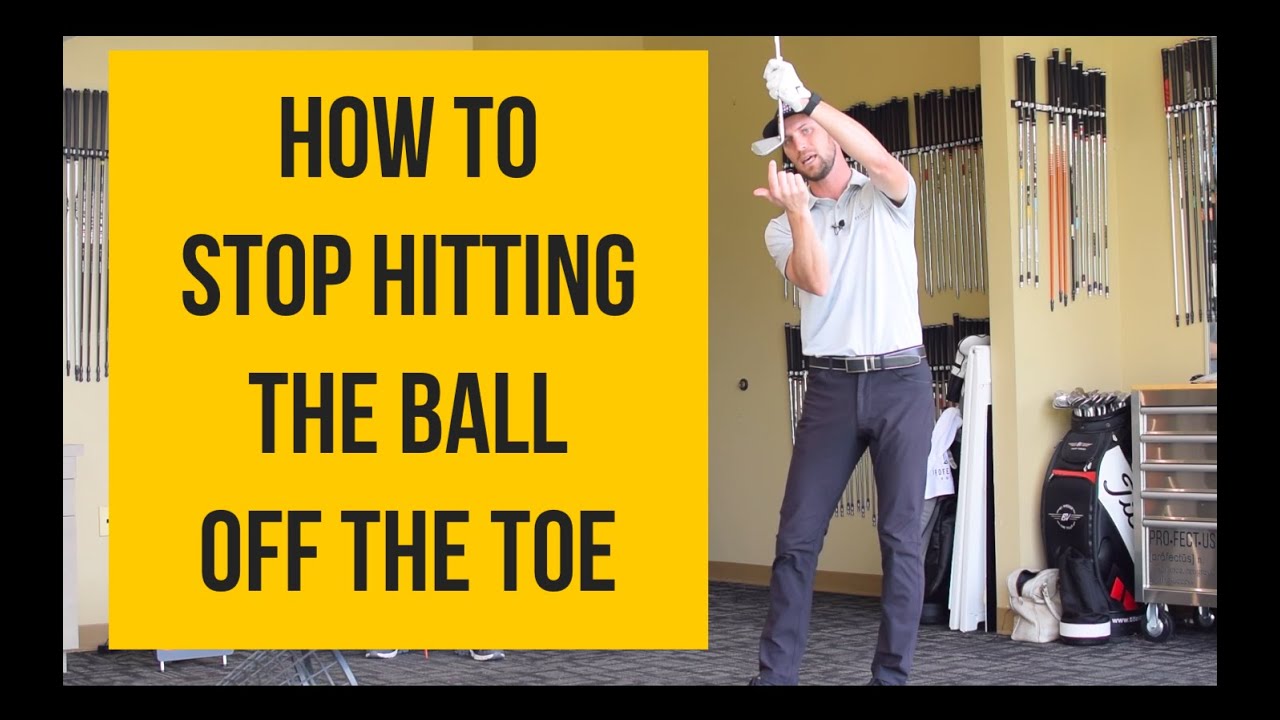 How to Stop Hitting the BALL OFF THE TOE 👣