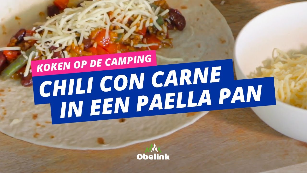 Camping recept | Chili con carne | Obelink Vrijetijdsmarkt