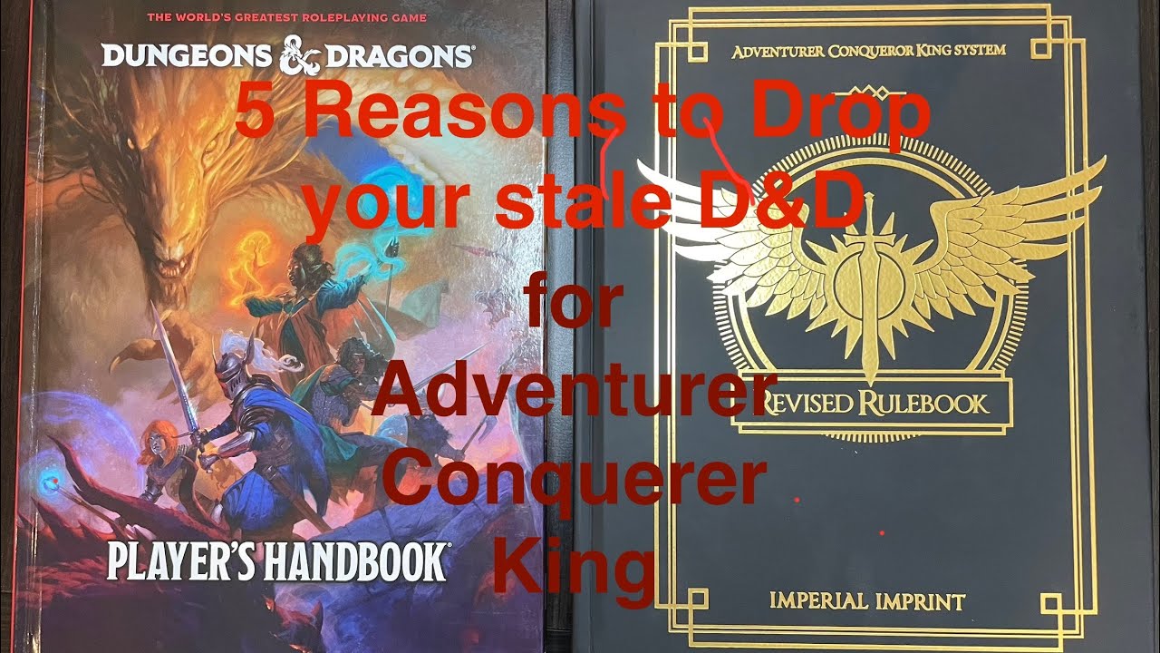 5 причин отказаться от D&D 5e в пользу ACKS