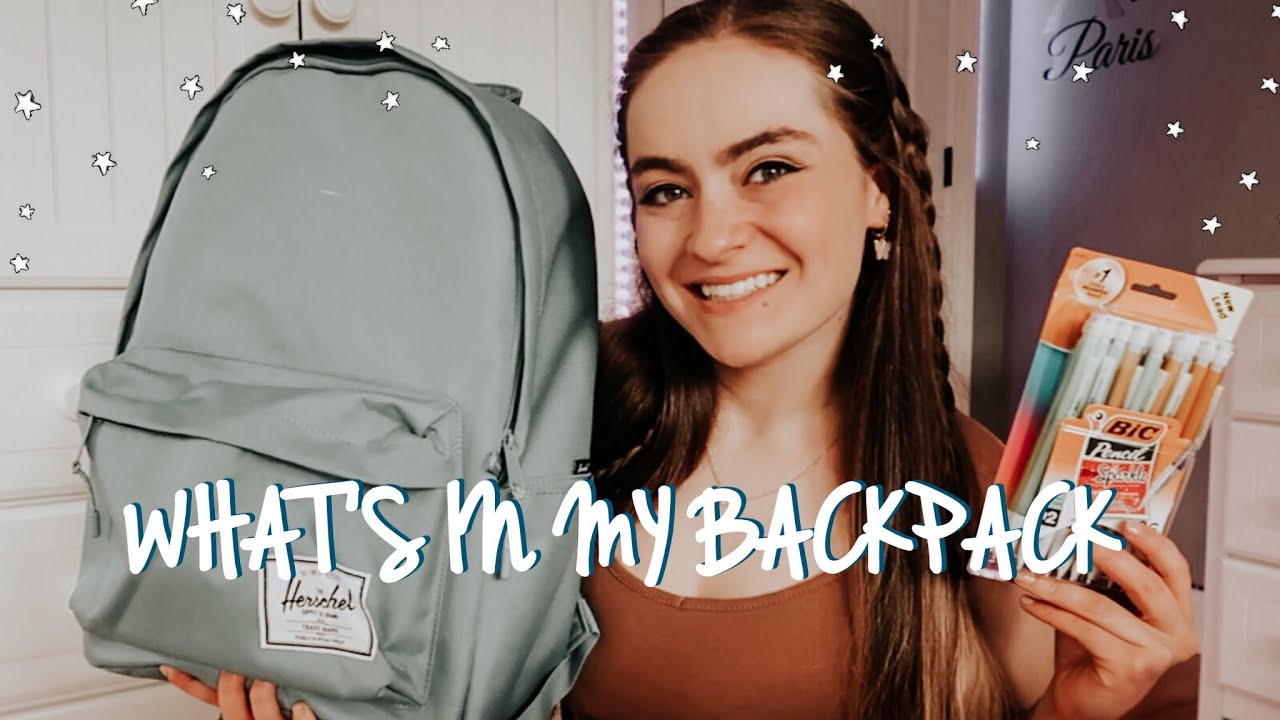 WHAT’S IN MY COLLEGE BACKPACK | BACK TO SCHOOL SUPPLIES HAUL 2020