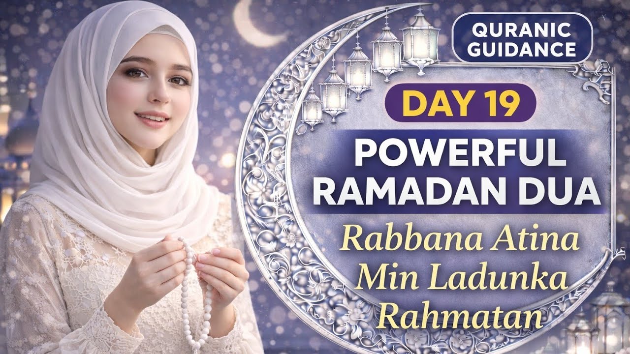 Powerful Quranic Dua for Guidance | Rabbana Atina Min Ladunka Rahmatan | Day 19 Ramadan Duas Series