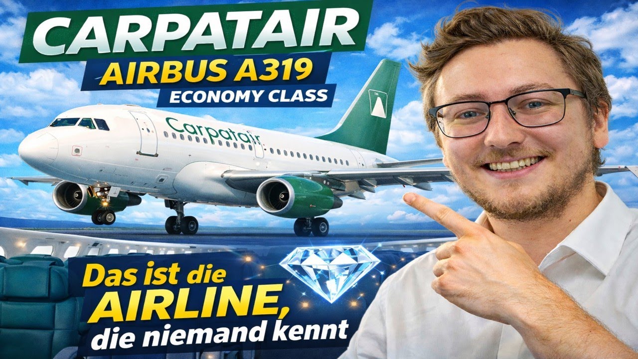 Das ist die Airline, die niemand kennt: Carpatair A319 im Test!