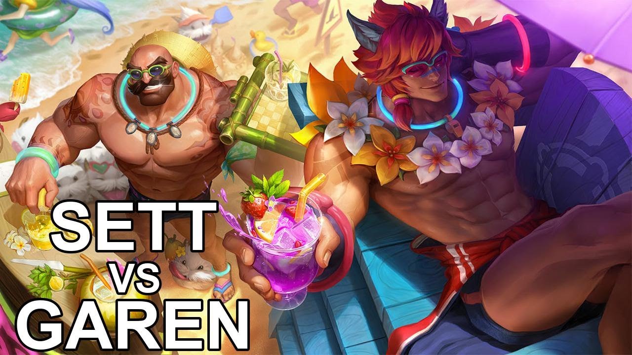 SETT VS GAREN 13/3/9 - Just1KB League of Legends Full Gameplay