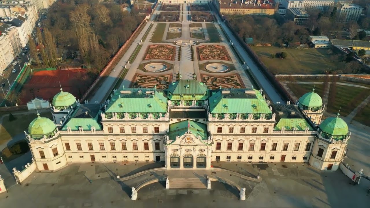 4K Vienna Aerial View