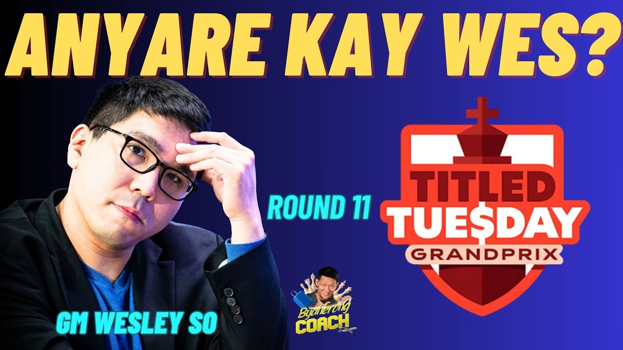 WESLEY BRILLIANT ENDGAME SACRIFICE! So vs Aman! Titled Tuesday
