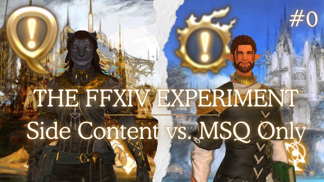 THE FFXIV EXPERIMENT: Side Content v. MSQ Only | Episode 0