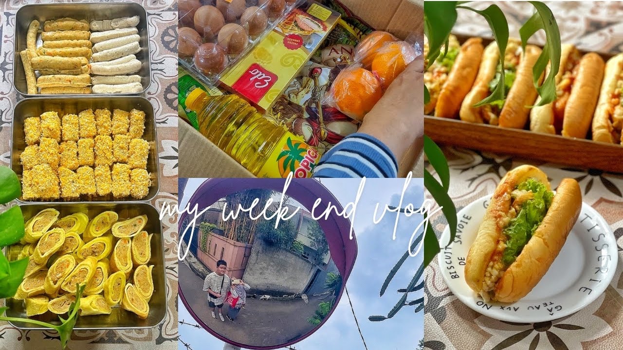 #weekendvlog RUTINITAS WEEK END IRT/SATU ADONAN JADI NUGGET,EGG ROLL DAN SOSIS HOME MADE UNTUK BEKAL