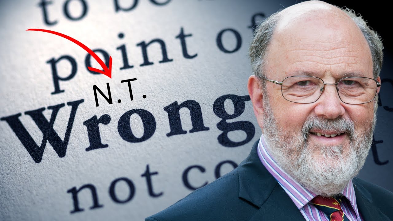 N.T. Wright is N.T. Wrong (Simon Turpin)