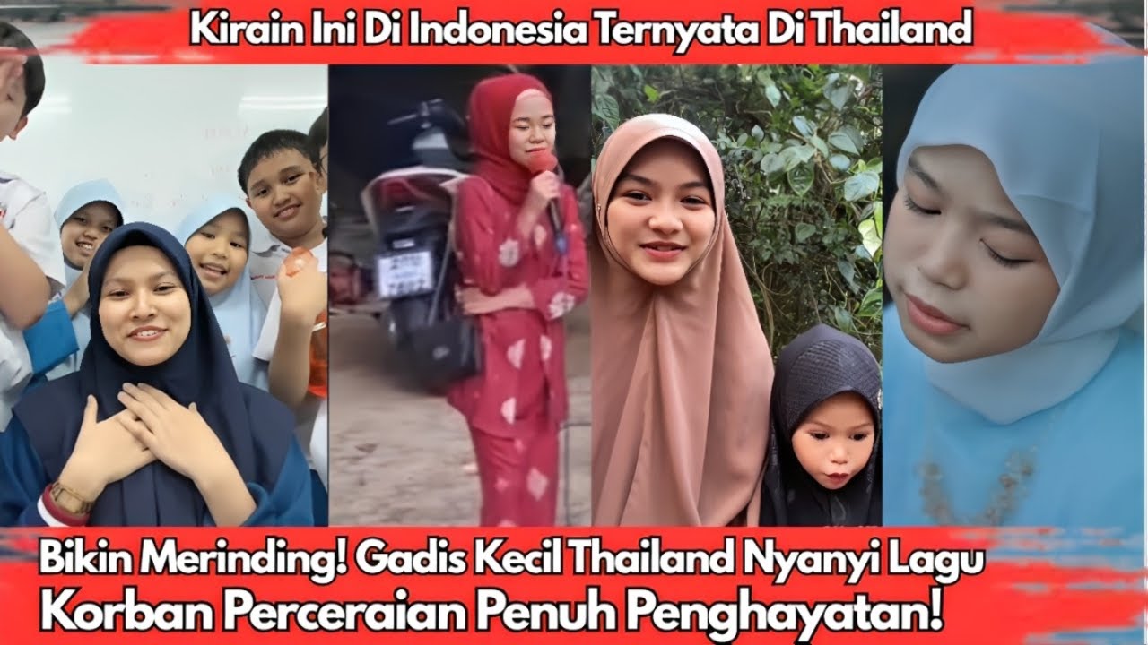 Merinding, Gadis Kecil Thailand Nyanyi Lagu Korban Perceraian Penuh Penghayatan
