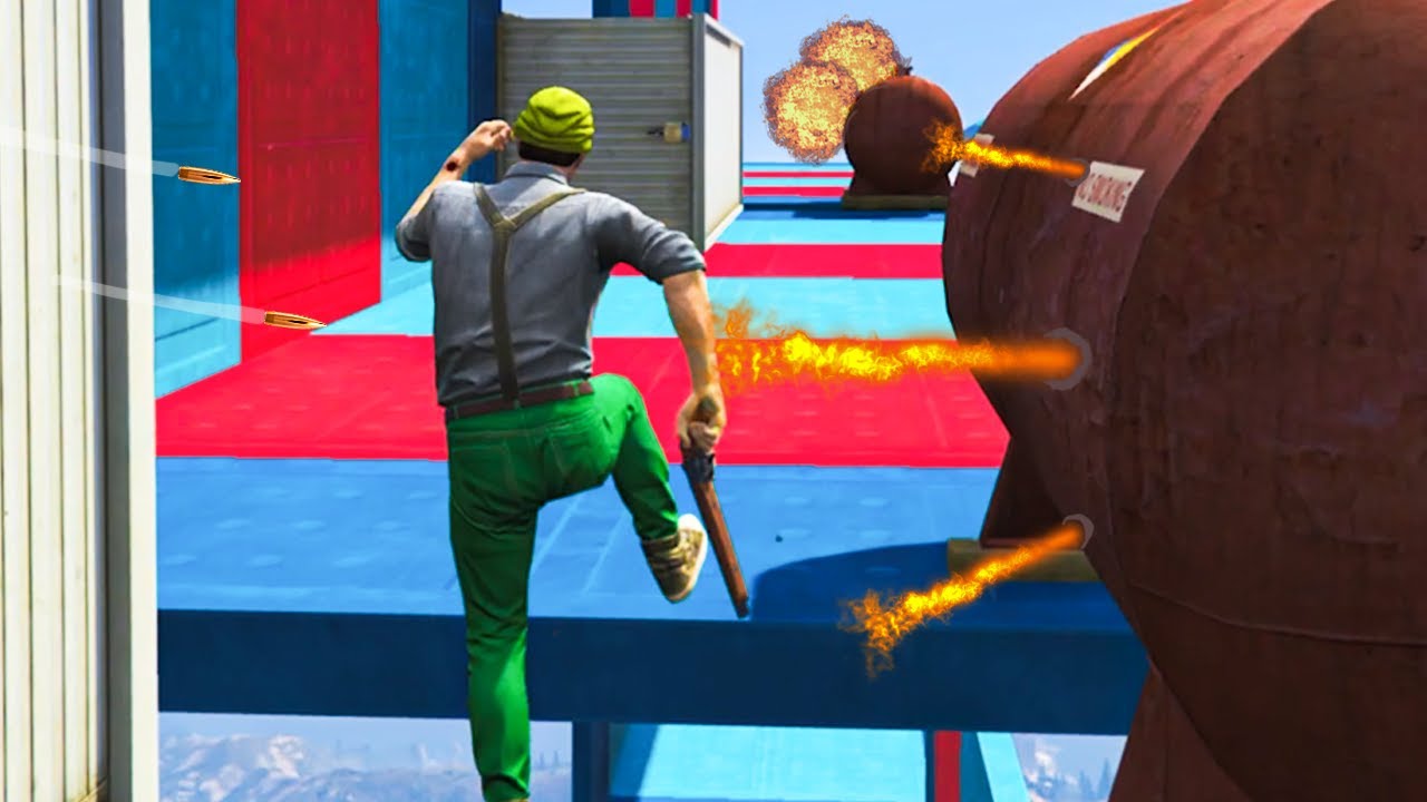 Безумный смертельный забег в GTA