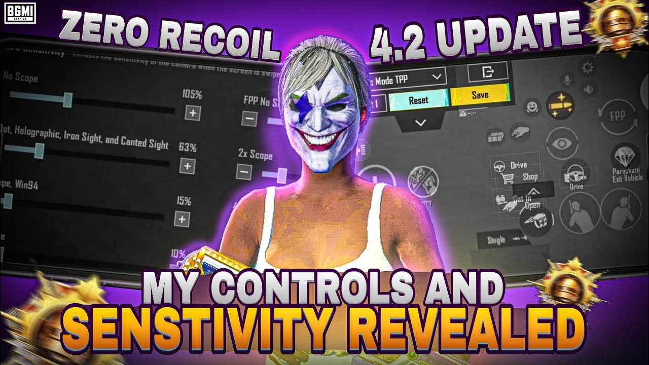 I REVEALED MY CONTROLS AND SENSTIVITY || ZERO RECOIL HACKER SENSTIVITY || #bgmi #pubg #senstivity