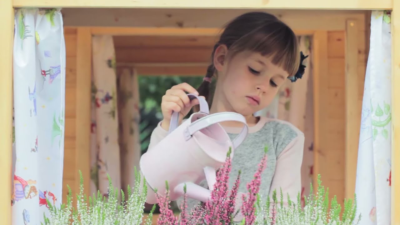 Timbela ir Ko wooden playhouse and accessories for children