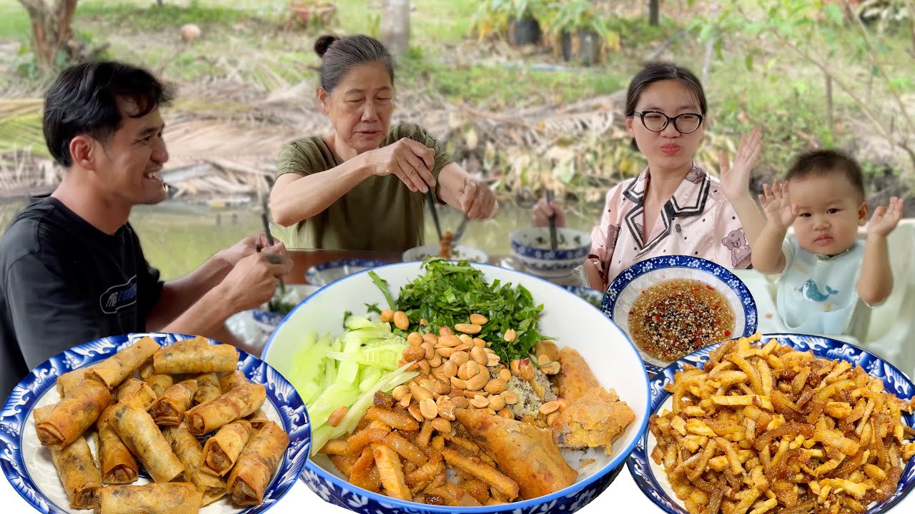Mẹ Chồng Thèm Bún Thịt Khìa, Con Dâu Vào Bếp Làm Ngay Tô Bún Chất Lượng