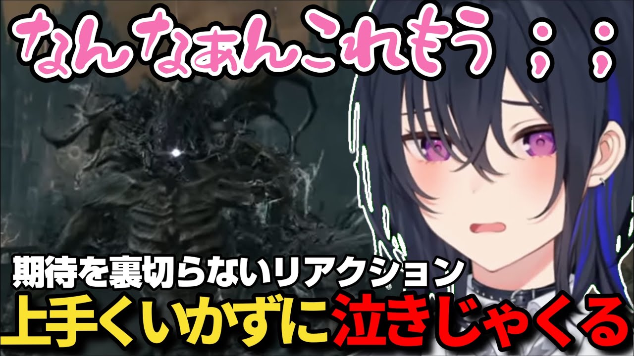 初っ端から難易度MAXなBloodborneに悲鳴を上げ泣きじゃくる一ノ瀬うるはが面白過ぎるｗ【一ノ瀬うるは/ぶいすぽ/切り抜き】