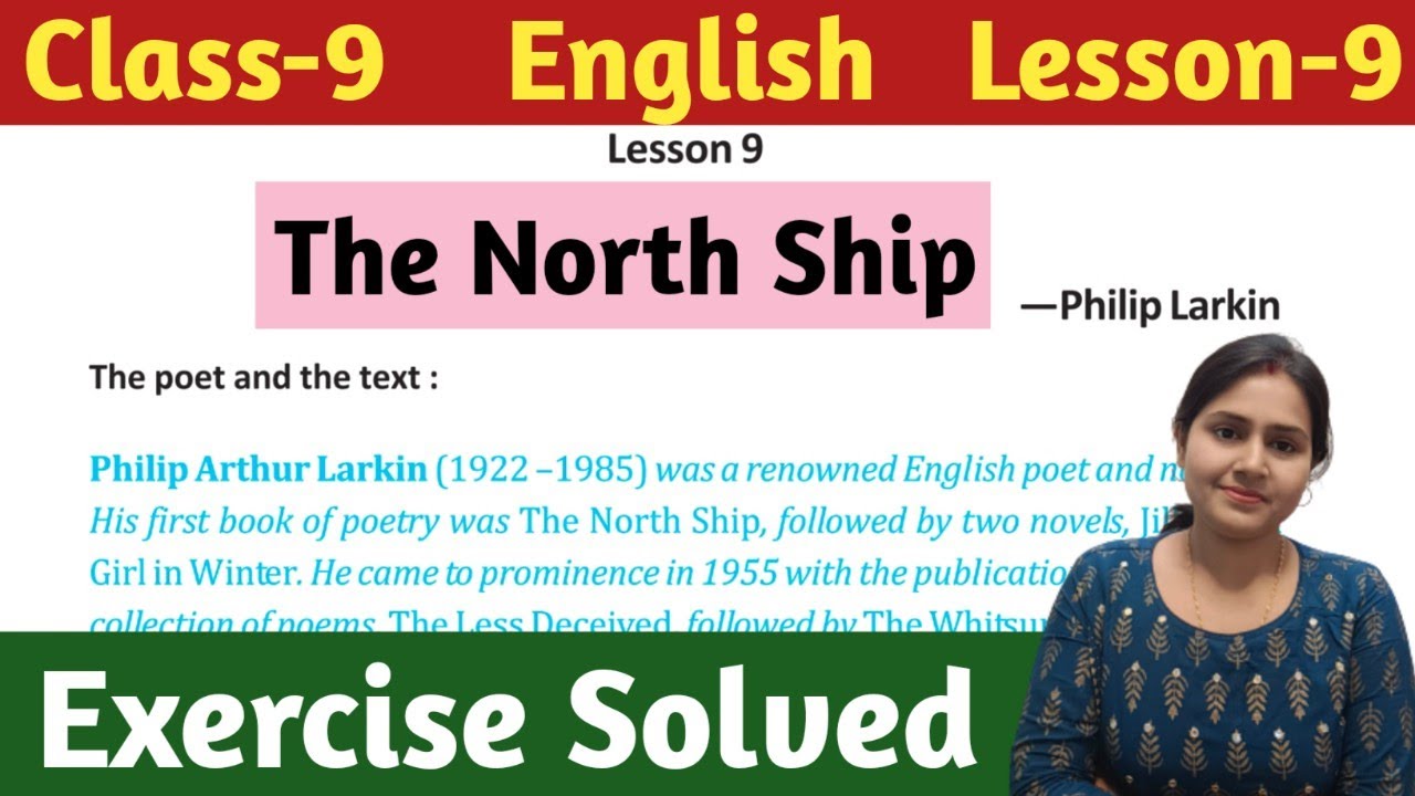 Class-9, English,Lesson-9//The North Ship, Exercise Solved//WBBSE//Unique Learning Lab
