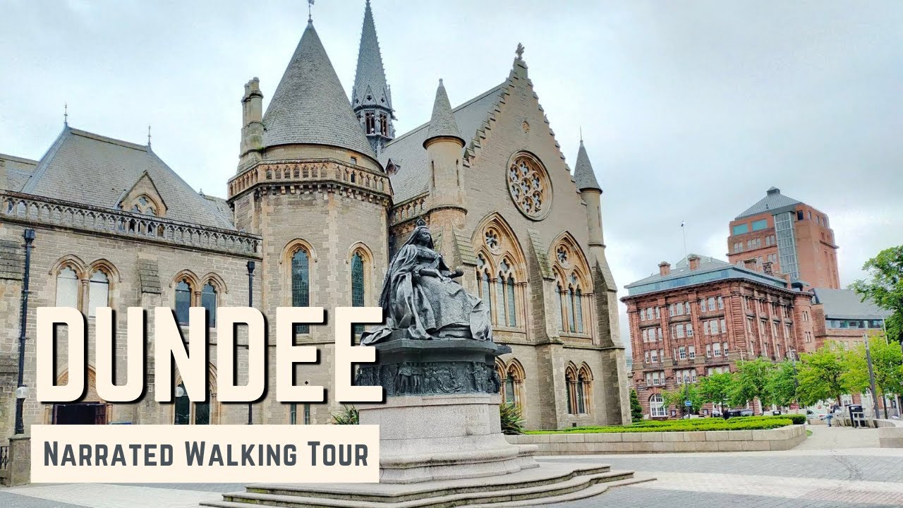 DUNDEE | 4K Narrated Walking Tour | Let's Walk 2021