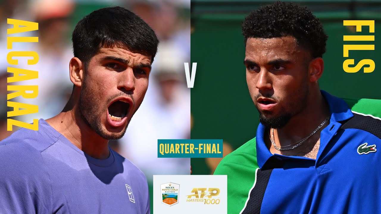 Carlos Alcaraz vs Arthur Fils Highlights | Rolex Monte-Carlo Masters 2025