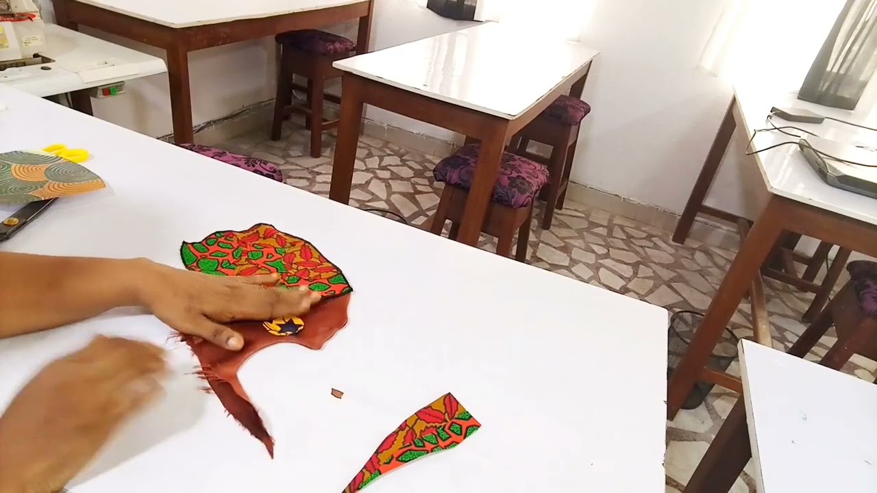 How to make Mama Africa patch design on T shirt @MAKADELFashionSchool