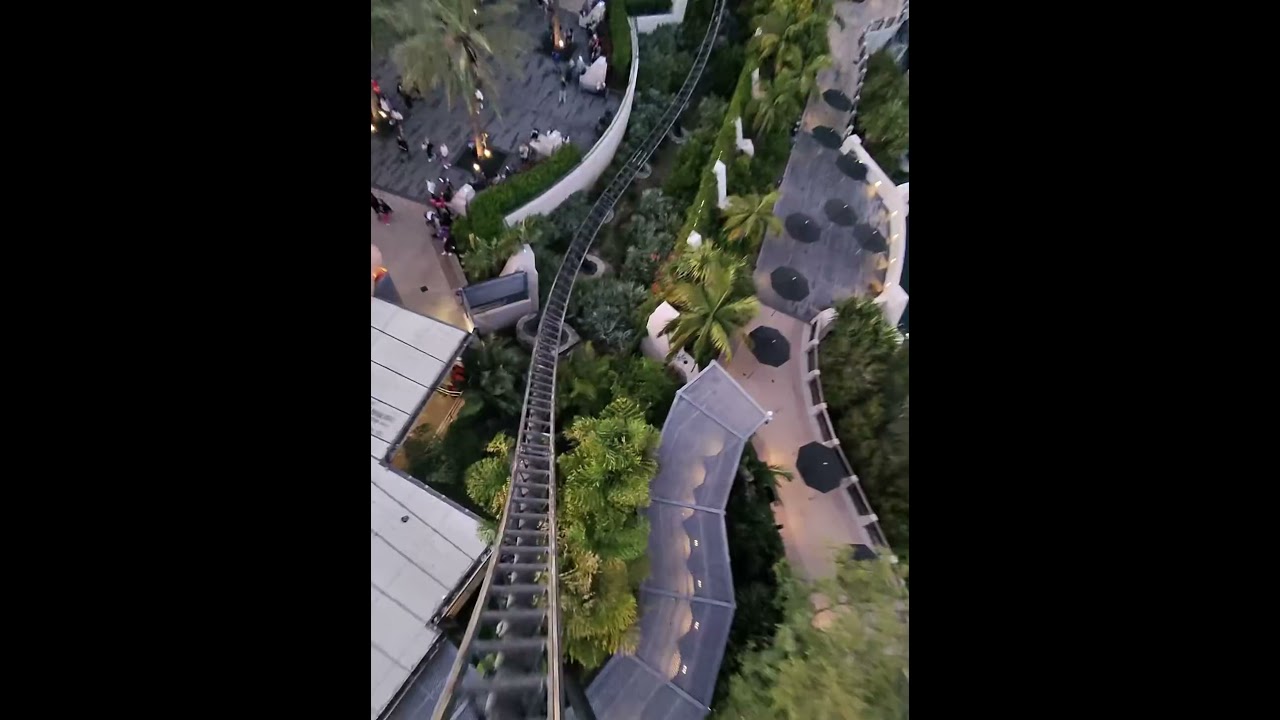 Velocicoaster Front Row POV: Universal Orlando Islands of Adventure #Velocicoaster