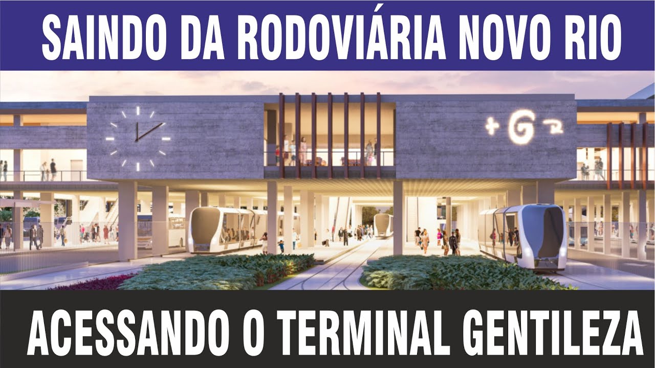 Da Rodoviária Novo Rio, acessando o Terminal Gentileza para pegar o ônibus para a Barra da Tijuca.