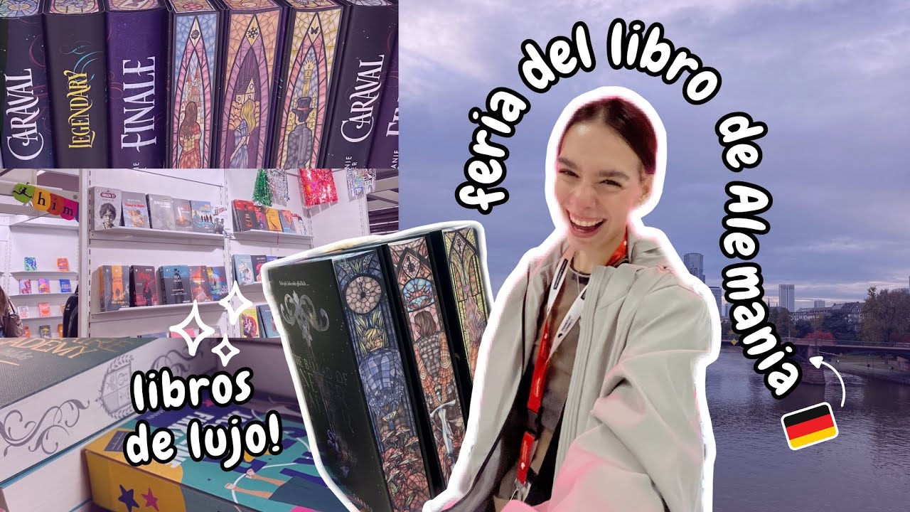 &iexcl;Asi es la FERIA DEL LIBRO M&Aacute;S GRANDE DEL MUNDO en Frankfurt Alemania!🇩🇪📚