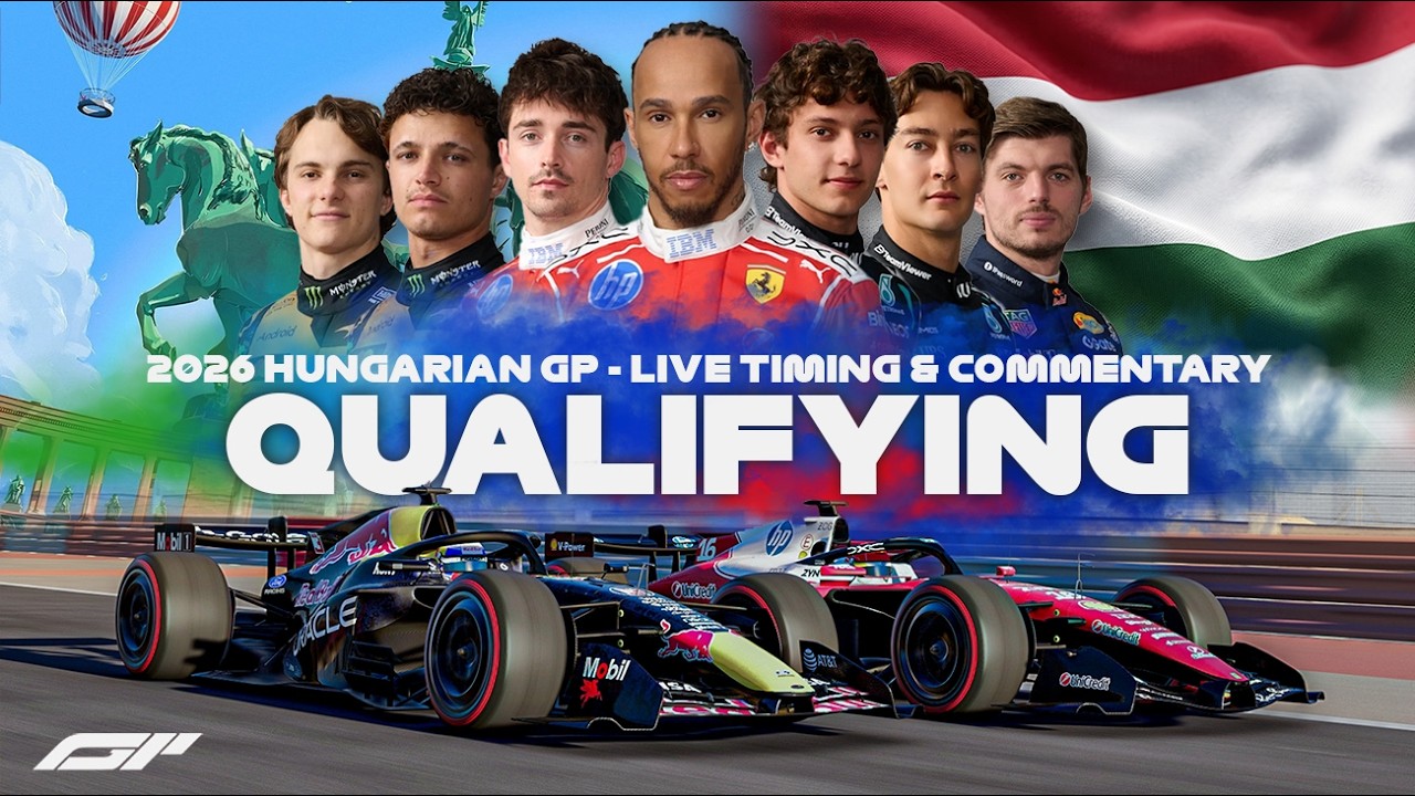 🔴 F1 LIVE | Hungarian GP 2026 Qualifying at Hungaroring | Live Timing & Commentary