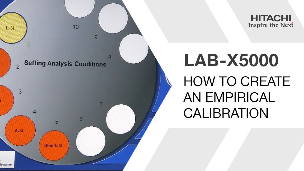 LAB-X5000 | How to create an Empirical Calibration | Demo