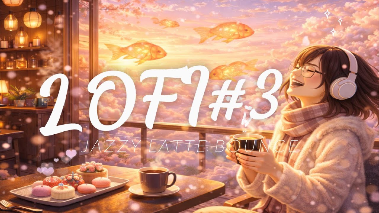 lo-fi coffee jazz | Positive Morning Beats (Jazzy Latte Bounce) — Sunny Cafe lo-fi jazz (Feel Good)