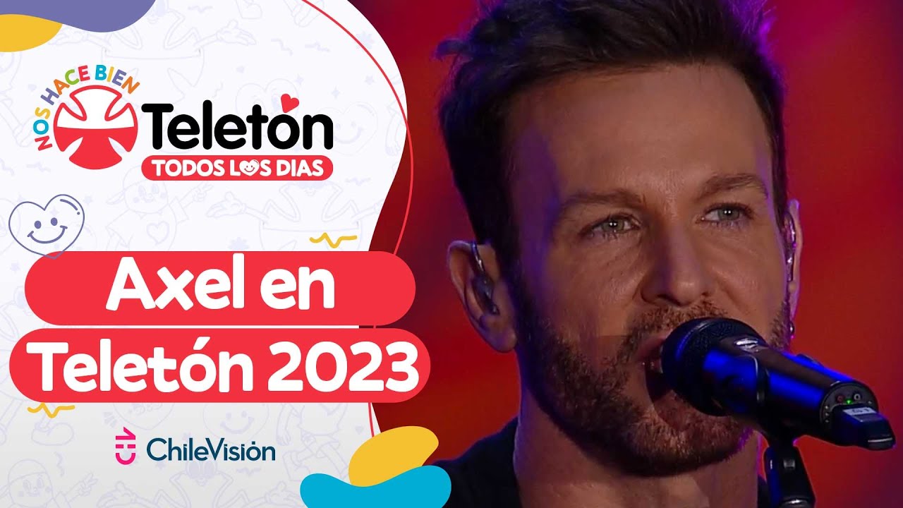 ¡ROMÁNTICO DE CORAZÓN! Axel arranca en el gran cierre de Teletón 2023