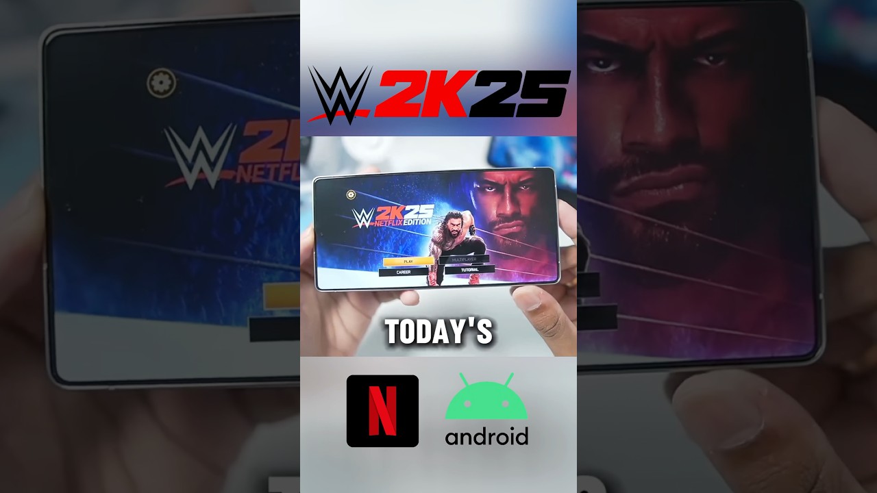🔥 Как играть в WWE 2K25: Netflix Edition на мобильном устройстве (любая страна) WWE 2K25 для Andr...