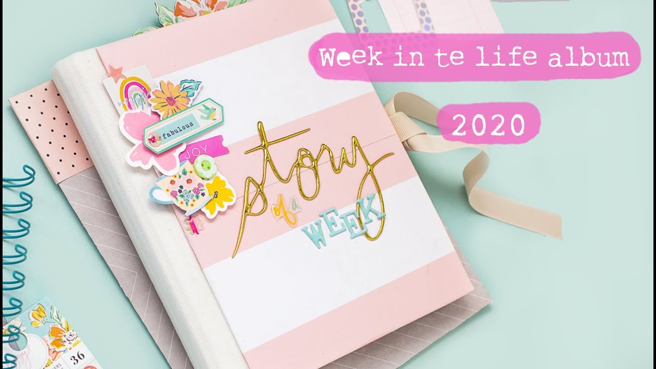 Basic assembly of my 'Week in the life' album | Hidden spiral bookbinding technique with Cinch