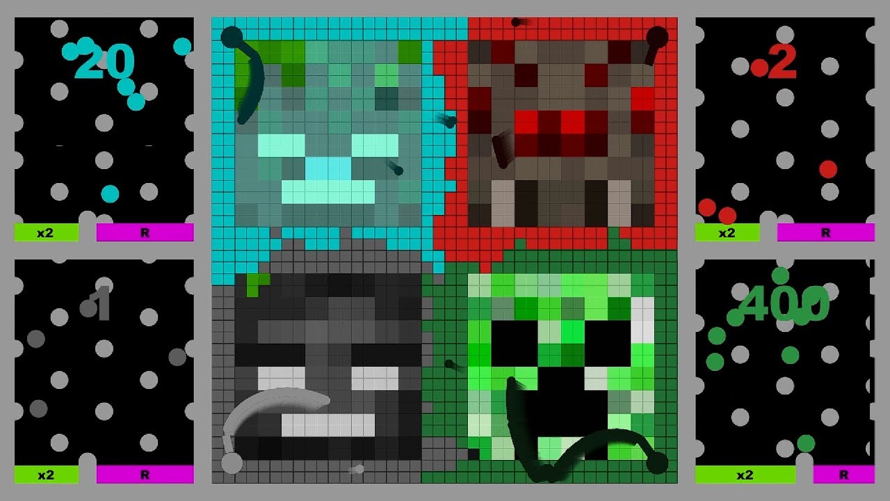Multiply or Release - Minecraft Tournament - Algodoo Marble Race