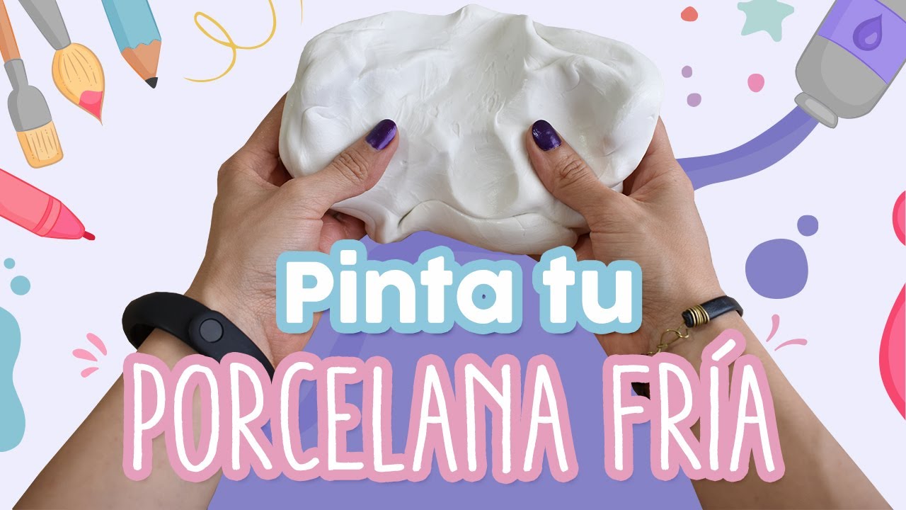🖌 🎨  Cómo pintar porcelana fría con pintura (Diferentes técnicas)