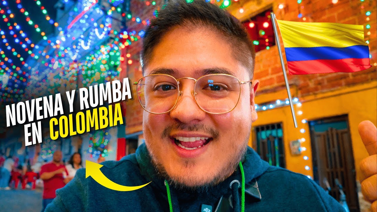 VIVÍ una NOVENA en un BARRIO de MEDELLÍN Colombia 🥳🇨🇴