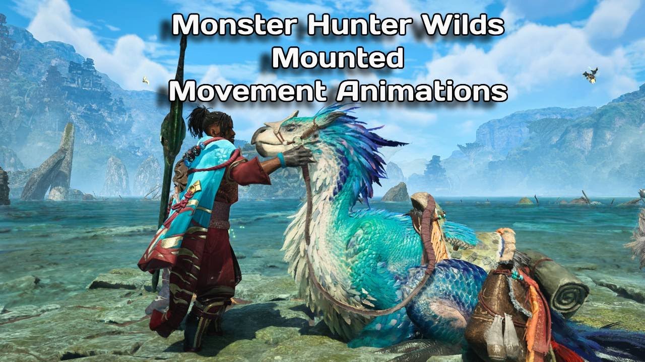 Monster Hunter Wilds Animations [Seikret/Mounted Movement Animations]