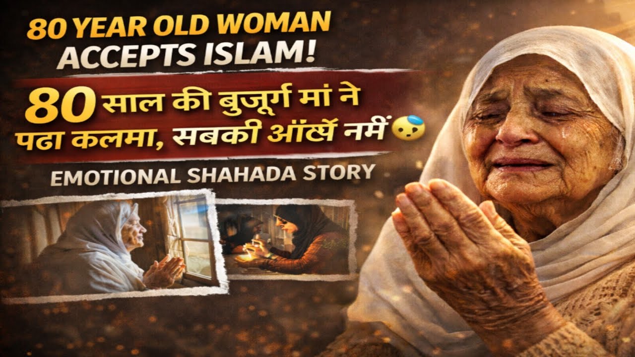 80 سالہ بوڑھی ماں نے کلمہ پڑھ لیا 😭 ایمان افروز واقعہ جس نے سب کو رُلا دیا