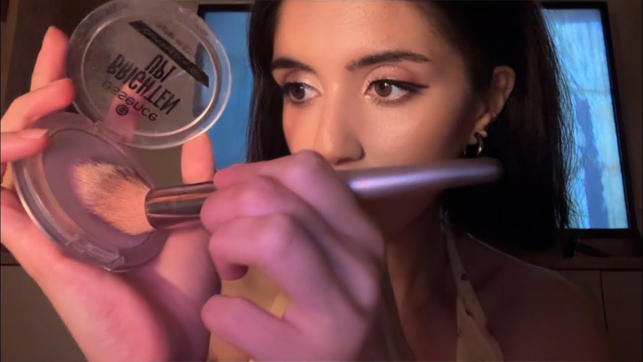 weird friend does your hair + makeup + nails to sneak out (asmr)